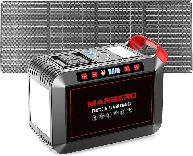 MARBERO M823 Portable Power Station Vs. ZeroKor R200 Portable Power Station  + 60W Solar Panel - Requiremints
