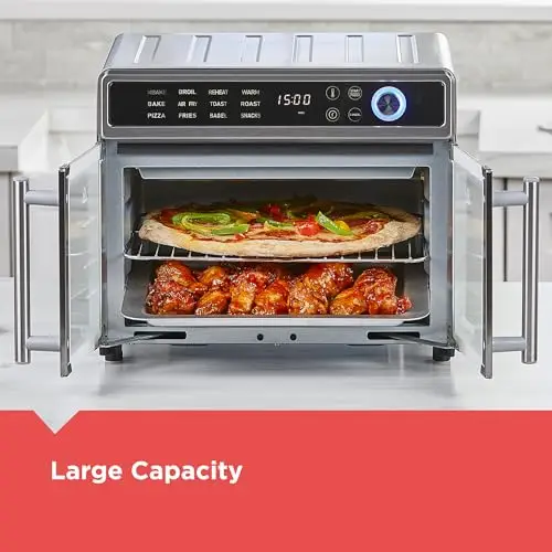 Black+Decker Crisp 'N Bake French Door Air Fryer Oven (TO62D5-1SD